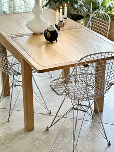 Folding Oak Dining Table