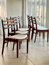 Load image into Gallery viewer, Set of 6 Mid-Century Imbuia Dining Chairs
