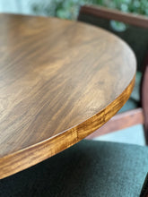 Load image into Gallery viewer, Mid-Century Kiaat Round Dining Table &amp; Six Chairs
