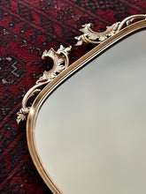 Load image into Gallery viewer, Vintage Solid Brass Framed Mirror
