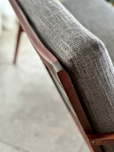 Load image into Gallery viewer, Mahogany Framed Couch
