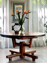 Load image into Gallery viewer, Round Extendable Solid Kiaat Table by Artecasa Furniture
