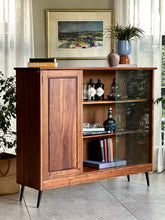 Load image into Gallery viewer, Vintage Solid Kiaat Bookshelf | Drinks Cabinet
