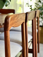 Load image into Gallery viewer, Set of 8 Solid Kiaat Dining Chairs by Artecasa Furniture
