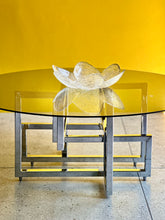 Load image into Gallery viewer, Striking Chromed and Smokey Glass Coffee Table
