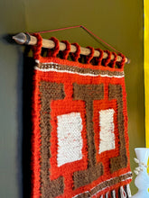 Load image into Gallery viewer, Woven Wool Wall Art - Retro Geometric Design

