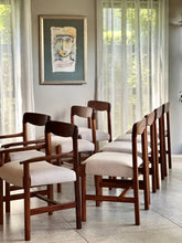 Load image into Gallery viewer, Set of 8 Solid Kiaat Dining Chairs by Artecasa Furniture
