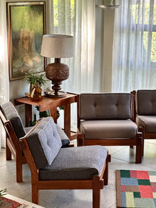 Pair of Solid Kiaat, DS Vorster & Co Chairs (2 or 4)