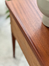 Load image into Gallery viewer, Mid-Century Headboard &amp; Pedestals | Queen Bed
