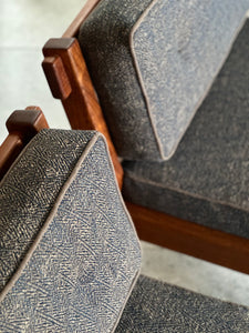 Pair of Solid Kiaat, DS Vorster & Co Chairs (2 or 4)