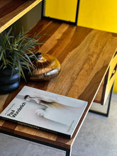 Load image into Gallery viewer, Comtemporary Solid Kiaat Desk with Integrated Shelves
