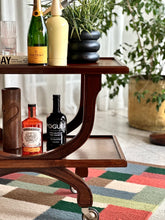 Load image into Gallery viewer, Vintage Two-Tier Drinks Trolley
