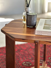 Load image into Gallery viewer, Octagonal Solid Kiaat &amp; Teak Side Table / Lamp Table
