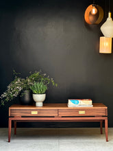 Load image into Gallery viewer, Mid-Century Media Table | Entrance Console
