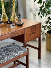 Load image into Gallery viewer, Scandinavian-Style Dresser | Vanity &amp; Stool
