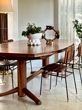 Load image into Gallery viewer, Solid Kiaat Artecasa Extendable Dining Table (Double Inner Leaves)
