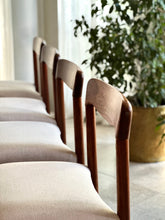 Load image into Gallery viewer, Set of 8 Solid Kiaat Dining Chairs by Artecasa Furniture
