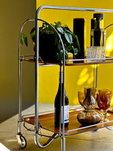 Load image into Gallery viewer, Foldable Retro Trolley - Formica Trays
