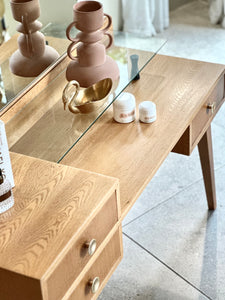Retro Oak Dressing Table