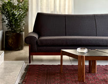 Load image into Gallery viewer, Mahogany Framed, Mid-Century Couch
