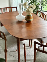 Load image into Gallery viewer, Danish Dining set | Oval Extendable Table &amp; 6 Chairs
