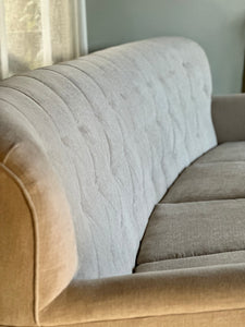 Curved Upholstered Couch