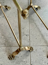 Load image into Gallery viewer, Vintage, Solid Brass Trestle Bases
