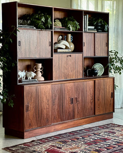 Rosewood Wall Unit | Westergaards Møbelfabrik | Denmark, 1960s