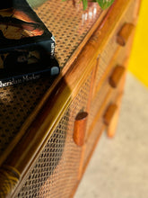 Load image into Gallery viewer, Quaint Bamboo &amp; Rattan Side Cabinet
