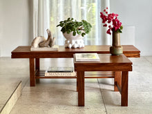 Load image into Gallery viewer, Mid-Century Rectangular Coffee Table With Magazine Space

