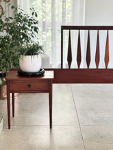 Load image into Gallery viewer, Headboard with Attached Pedestals - Queen Size Bed
