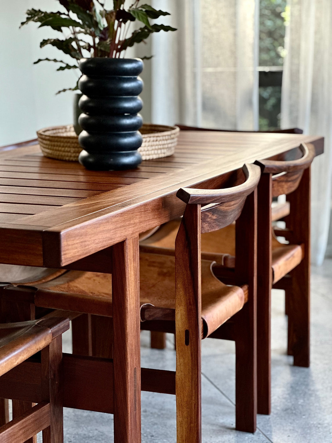 Solid Kiaat Kallenbach Dining Set