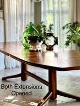 Load image into Gallery viewer, Solid Kiaat Artecasa Extendable Dining Table (Double Inner Leaves)
