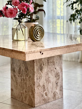 Load image into Gallery viewer, Travertine Square Dining Table
