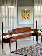 Load image into Gallery viewer, Sapele Mahogany Queen Headboard &amp; Pedestals
