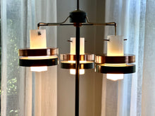 Load image into Gallery viewer, Black and Copper MCM Floor Lamp
