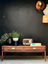 Load image into Gallery viewer, Mid-Century Media Table | Entrance Console
