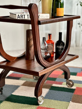 Load image into Gallery viewer, Vintage Two-Tier Drinks Trolley

