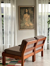 Load image into Gallery viewer, Pair of Solid Kiaat, DS Vorster &amp; Co Chairs (2 or 4)
