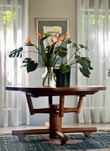 Load image into Gallery viewer, Round Extendable Solid Kiaat Table by Artecasa Furniture
