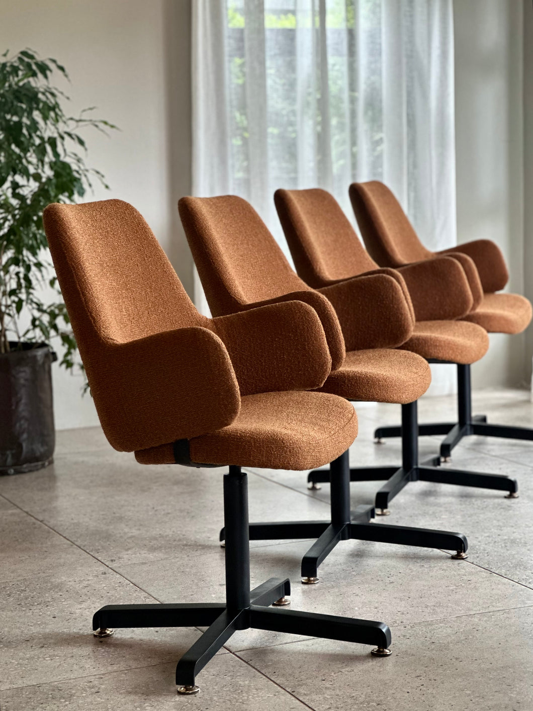 Kallenbach Style Set of Four Retro Chairs