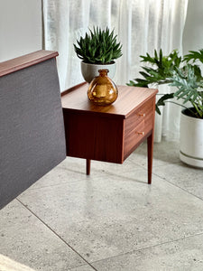 Mid-Century Headboard & Pedestals | Queen Bed