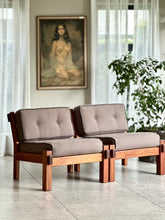 Load image into Gallery viewer, Pair of Solid Kiaat, DS Vorster &amp; Co Chairs (2 or 4)

