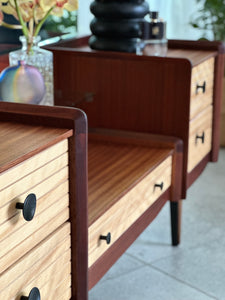 Retro Two-Toned Dresser