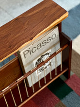 Load image into Gallery viewer, Solid Kiaat Magazine Rack &amp; Side Table
