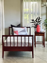 Load image into Gallery viewer, Mid-Century Single Bed / Daybed in Solid Sapele Mahogany — c.1960s
