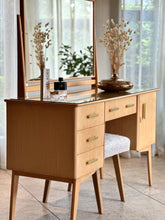 Load image into Gallery viewer, Mid-Century Dresser with Stool
