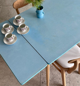 Retro Kitchen Table with a Set of Four Chairs