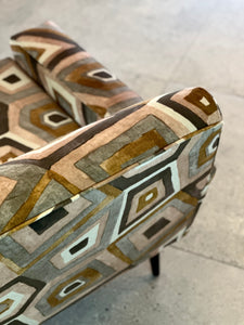 Striking Retro Four Seater Couch