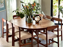 Load image into Gallery viewer, Set of 8 Solid Kiaat Dining Chairs by Artecasa Furniture
